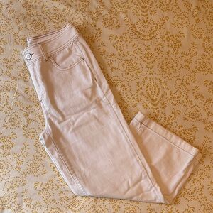 Chico's white trouser crop Women's Jeans